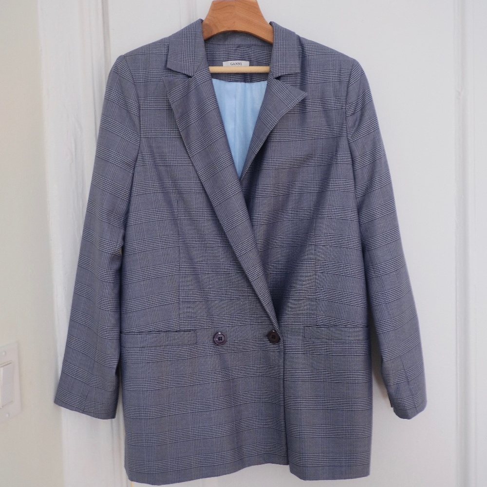 Ganni double-breasted blazer — new without tags